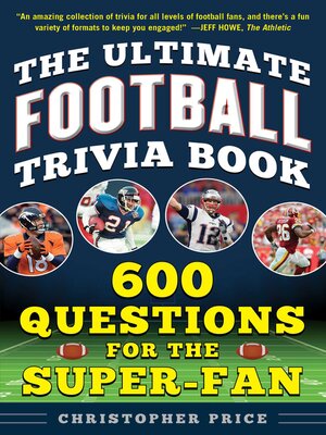 cover image of The Ultimate Football Trivia Book: 600 Questions for the Super-Fan